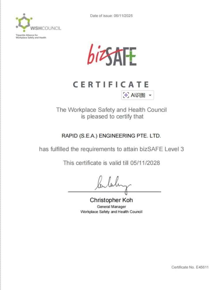 biz fafe ceitificate l3